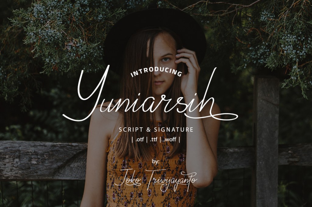 Yuniarsih Luxury Signature&nbsp;Font